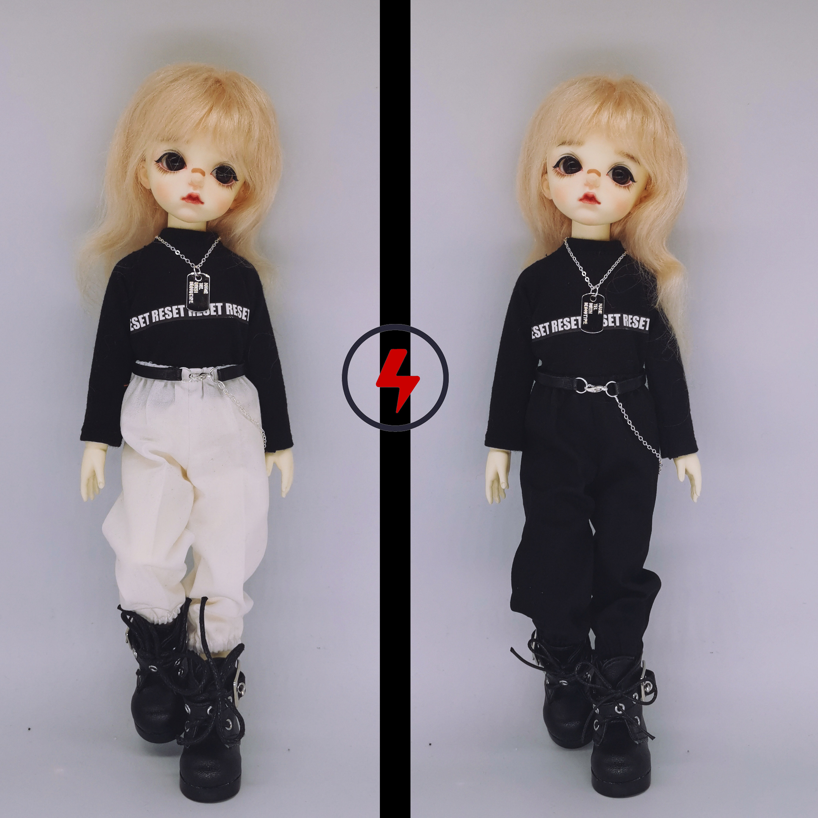 小布bjd6分娃娃娃衣衣服项链图片