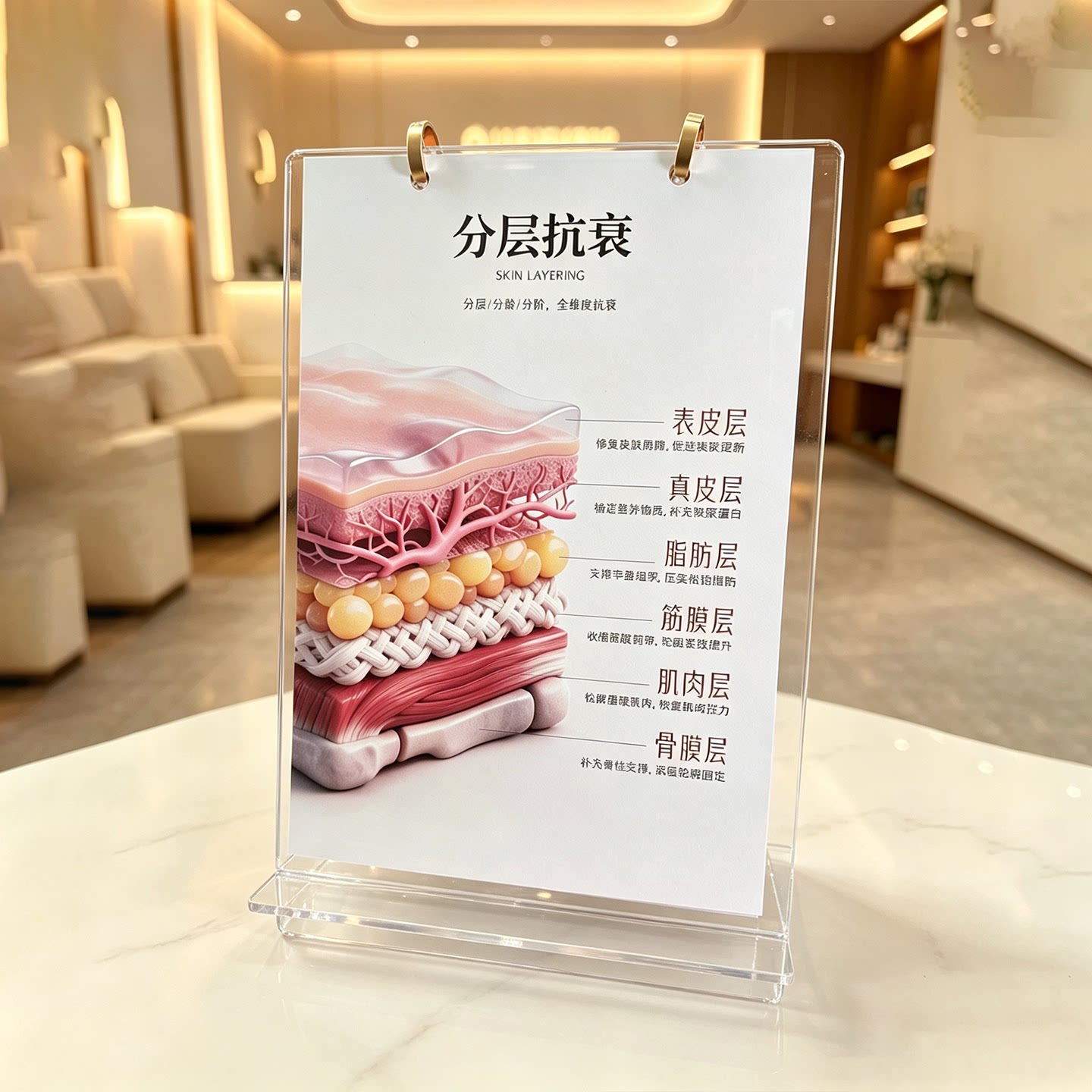 医美摆件高质感抗衰台卡17张图图片