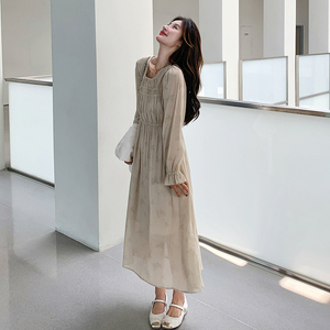 有货中式提花连衣裙2b193-8920-P165-K228图片