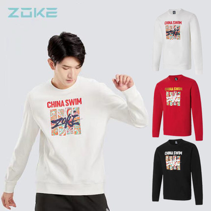 ZOKE洲克成人男女通用圆领卫衣