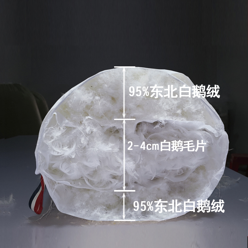 羽绒枕芯枕头单人特价全棉记忆护颈保健枕五星级酒店宾馆一对拍2