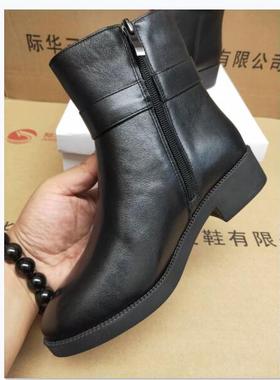 正品女冬季常服毛皮鞋温区加绒款寒区加羊毛款