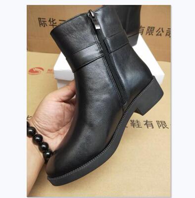 正品女冬季常服毛皮鞋温区加绒款寒区加羊毛款