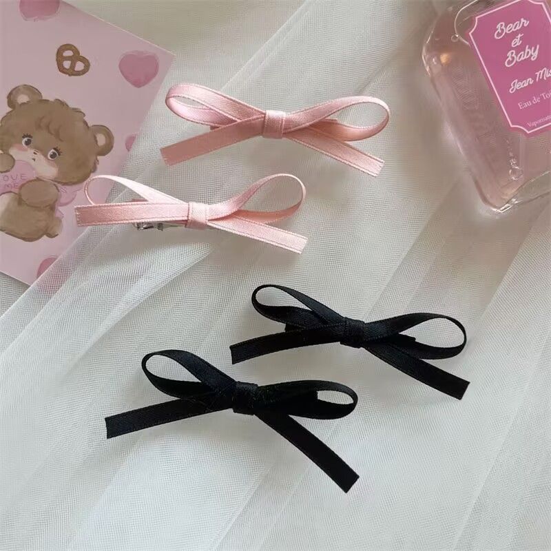 日韩甜美蝴蝶结发夹百搭