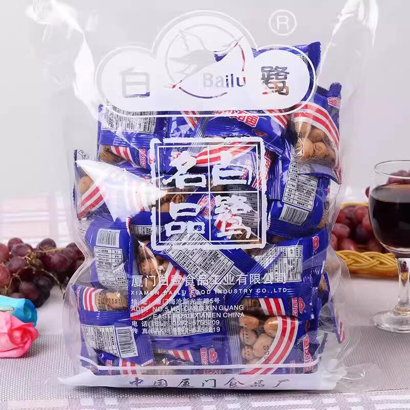 白鹭鱼皮花生独立小包装500g厦门特产鱼皮花生米花生豆休闲零食