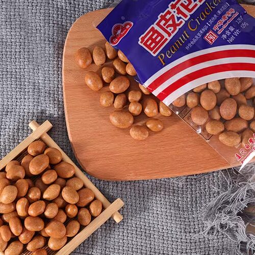 厦门特产白鹭鱼皮花生花生豆鱼皮