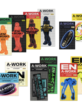 A-WORK系列新贴纸 第二代贴纸 EN A-works
