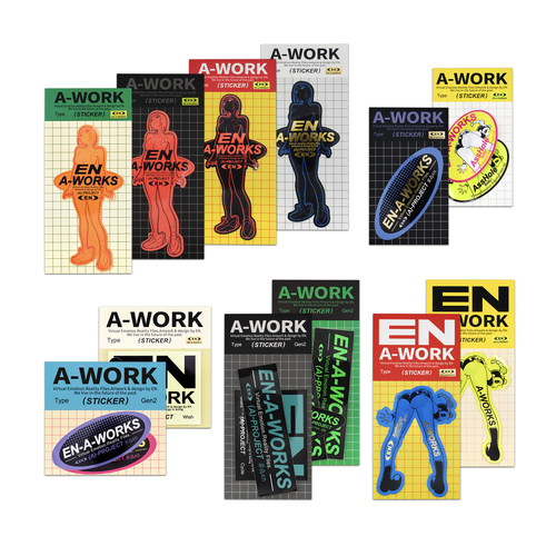 A-WORK系列新贴纸 第二代贴纸 EN A-works