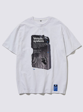 Texture-Q Venus system 白色Tee恤