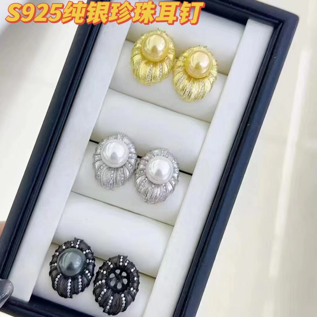 鸟巢珠宝设计款耳环耳钉耳勾