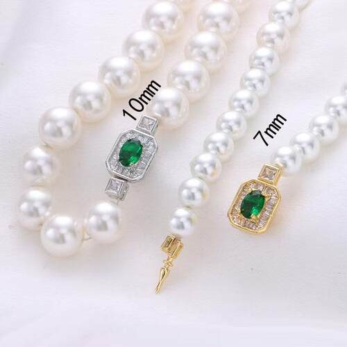 珍珠扣头配件插棒扣元宝扣