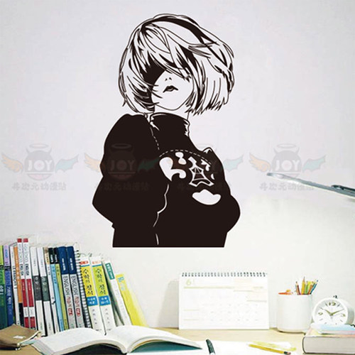 尼尔：机械纪元 2B小姐姐 周边 海报 墙贴 车贴 壁纸 壁画 宿舍装