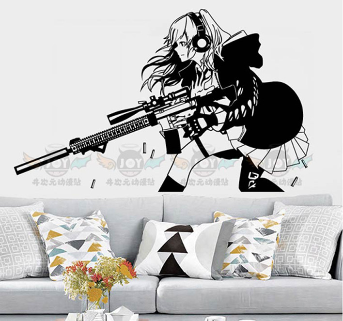 少女前线 ar-15 周边 海报 动漫 墙贴 壁纸 壁画动漫宿舍装饰车贴