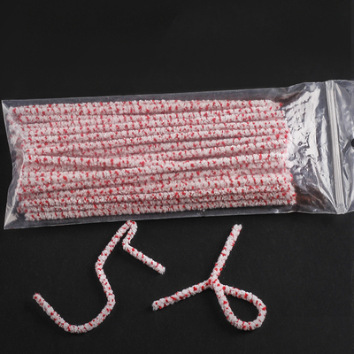 彩色通条 带刺硬通条 50支装烟嘴烟道深度清洁烟斗专用通条棉条