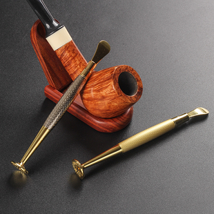 正品8deco压棒通针刮刀三合一压烟器双头凹勺镂花防熄火烟斗配件