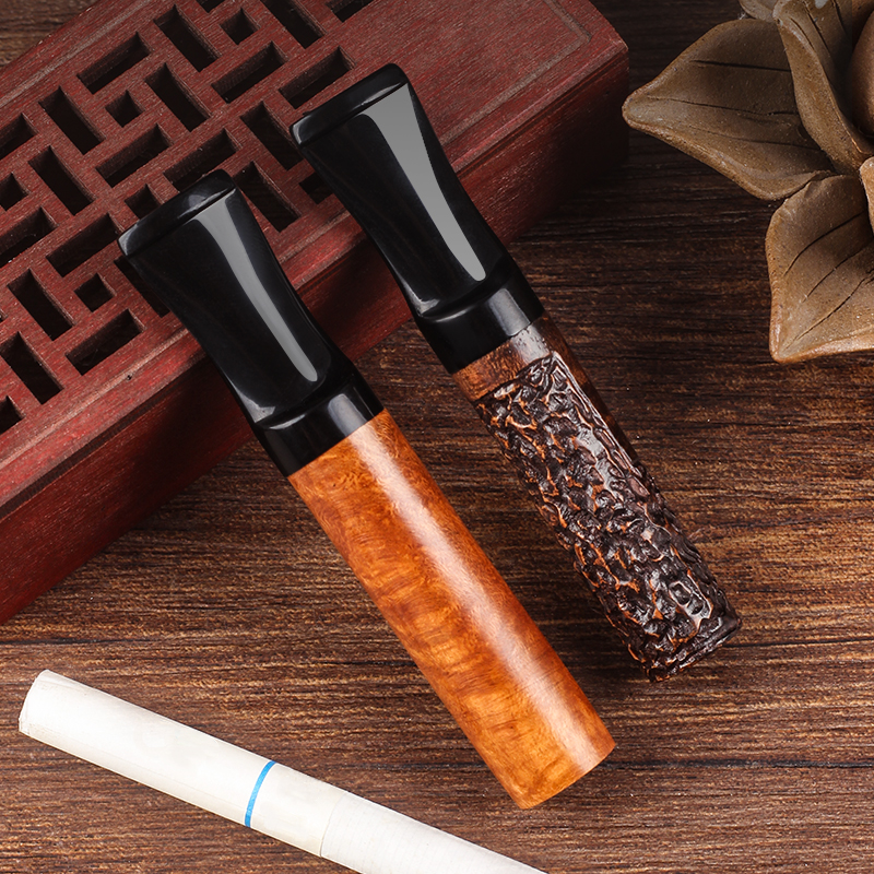 石楠木烟嘴过滤器装9MM活性炭芯