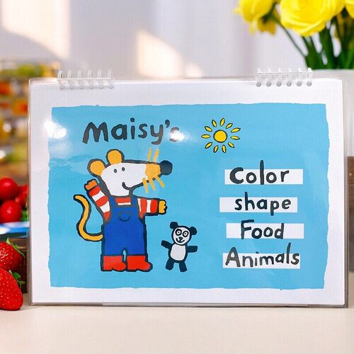Maisy小鼠波波安静书diy手工贴纸