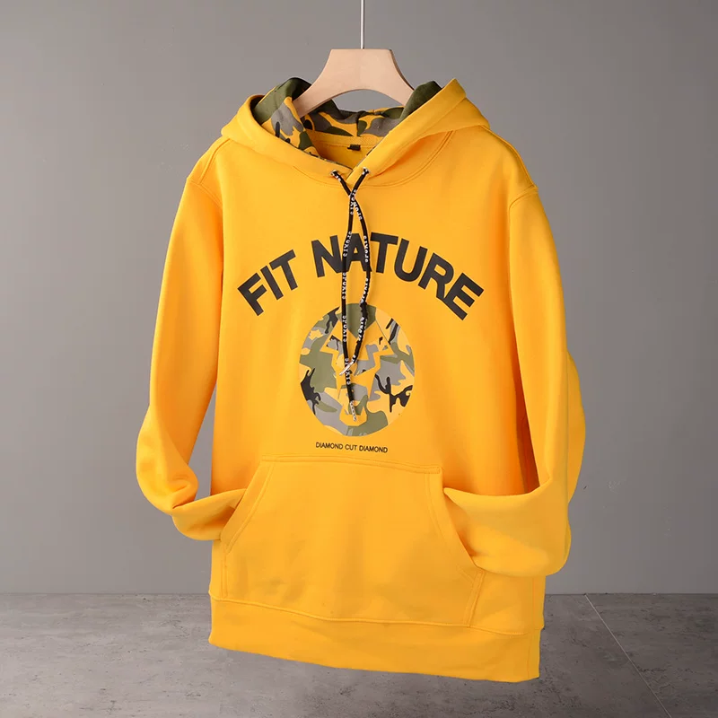 «(Cross-border trading), kangaroo, autumn hoody, camouflage warm long-sleeve, trend sweatshirt for students, slim fit»