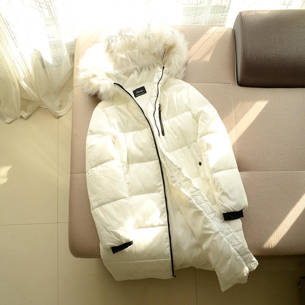 韩国单冬季加厚保暖长款棉服外套