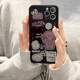插画小狗iphone13 14promax苹果11手机壳12硅胶15pro全包16Promax防摔78plus可爱x xr女6