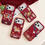 适用OPPO 10手机壳K12 X8s 9pro新款 红色刺绣小马Find Reno15 8防摔A58X卡通A93S硅胶A2软壳A6