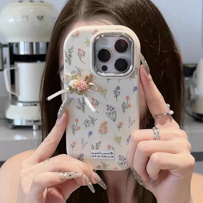 小清新韩系花朵y78+适用VIVOX200/X90手机壳X80/S19新款X100防摔X70pro全包60硅胶S20/Y73S/S15防摔S18/Y77女
