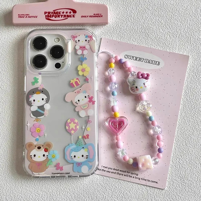 少女心可爱卡通KT猫手机壳