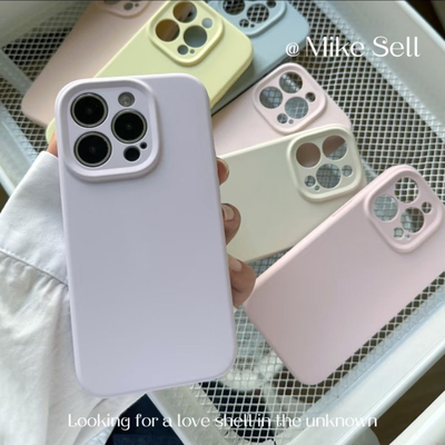 ins风奶油浅紫Find X9/X8适用OPPO Reno15/14手机壳12液态一加13硅胶11镜头10/9全包ACE6简约ACE5pro纯色软壳