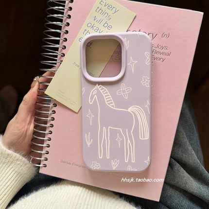 星星小马K90适用K80小米17/15手机壳14硅胶13Ultra全包红米K70至尊版马年Note13可爱卡通12防摔11TPRO+软壳女