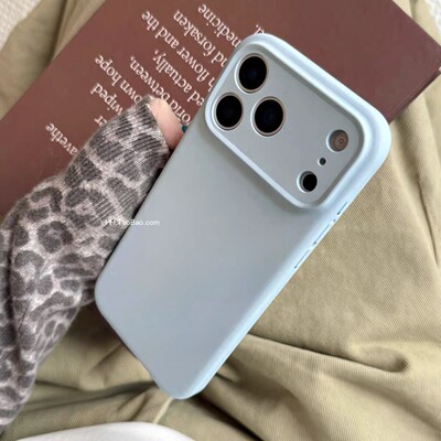 baby婴儿蓝一加ACE6适用OPPO Reno15/14手机壳13软糯FindX9/X8液态5硅胶10全包11镜头9简约12pro纯色耐脏防摔