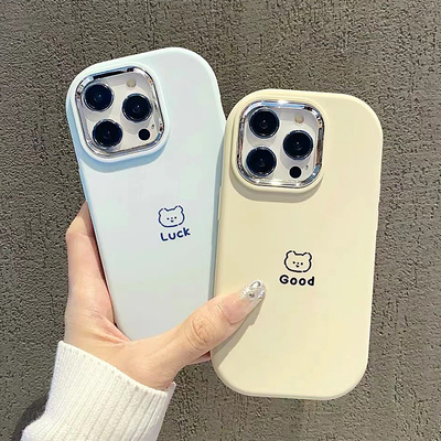 简约卡通小熊硅胶卡通