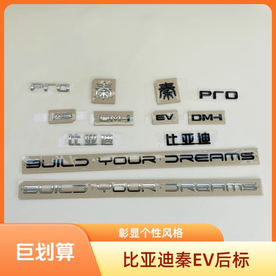 适配比亚迪全新秦EV后字标