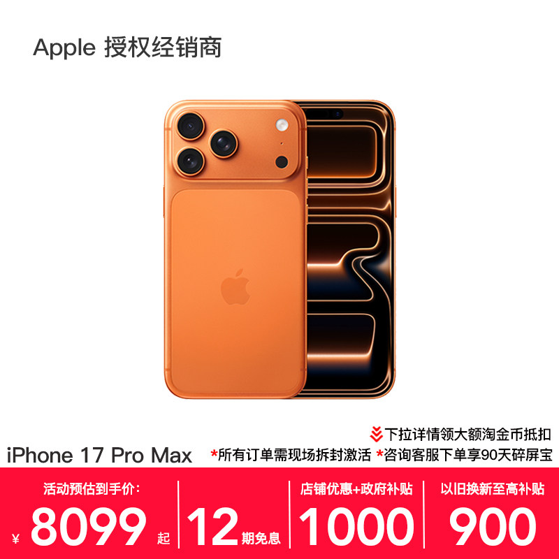 【12期免息+政府补贴500元】Apple/苹果 iPhone 
