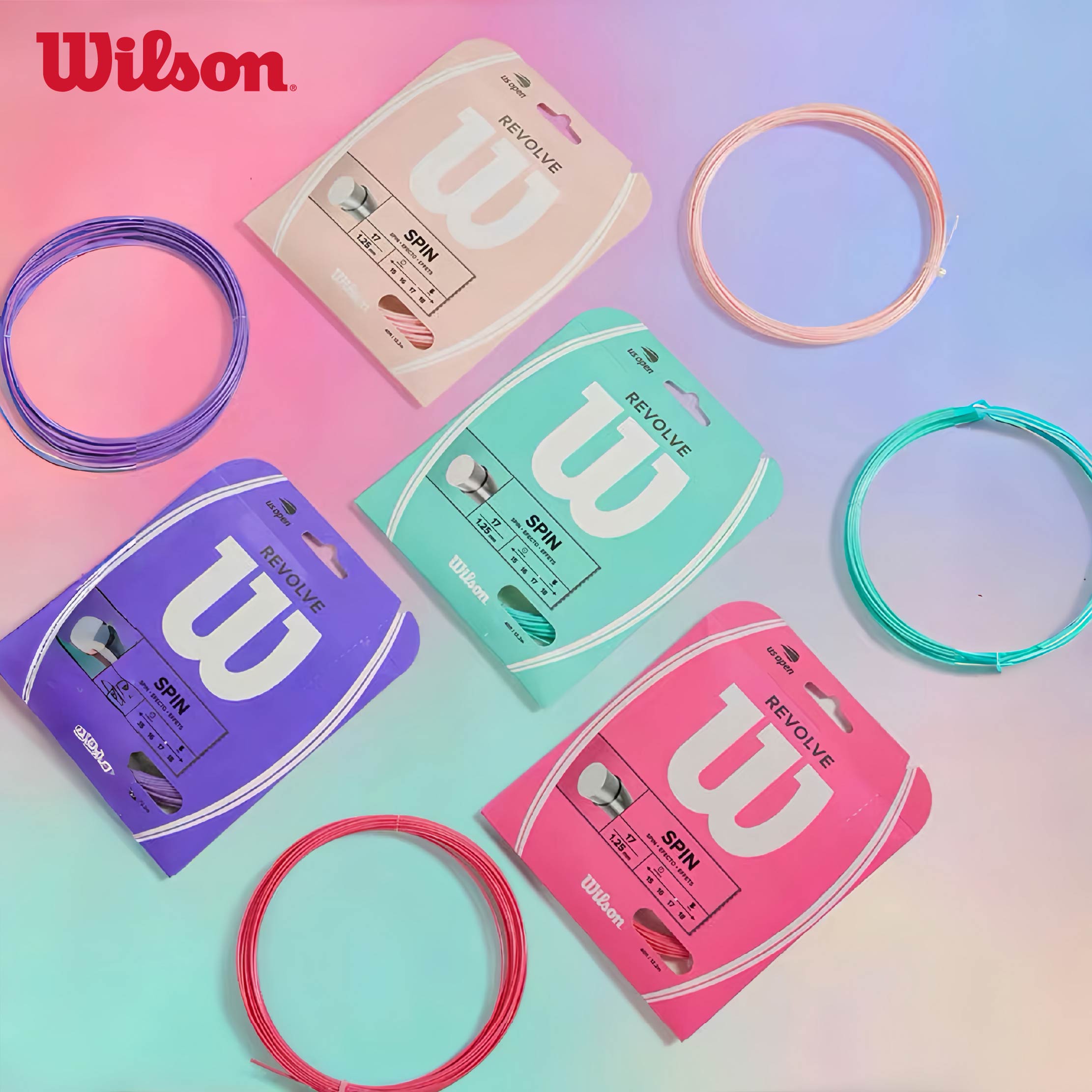 Wilson马卡龙网球线减震耐打