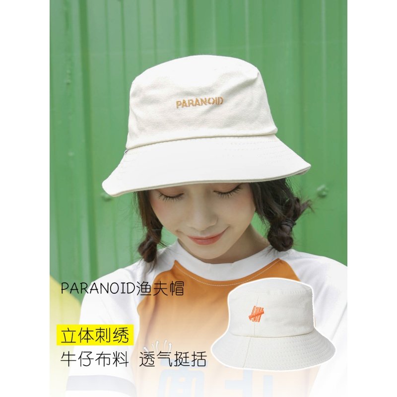 夏季渔夫帽女日系小清新韩版百搭遮阳盆帽显脸小潮牌春夏可爱帽子