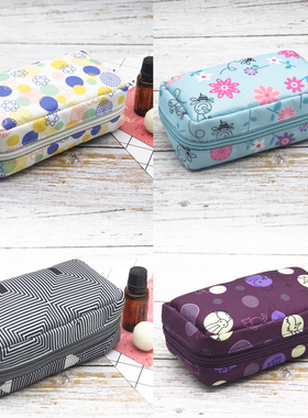 ins风精油收纳包便携收纳包手拿随身袋15ml精油瓶适用