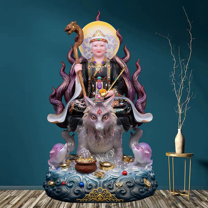 黑老太神像黑妈妈像铁刹山真身像黑奶奶像体东北仙家四大家族摆件