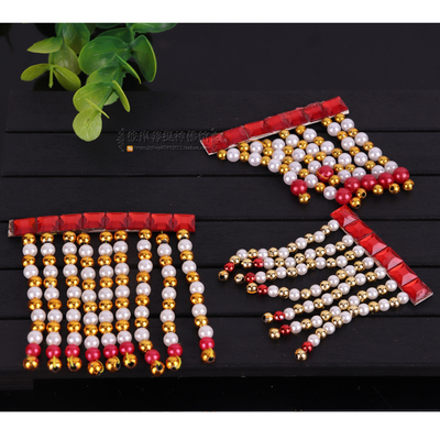 神像帽子上珠帘垂帘玉帝妈祖