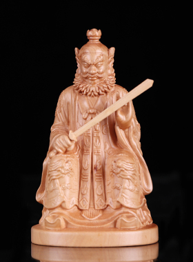 神像张道陵祖师爷文玩供奉工艺品