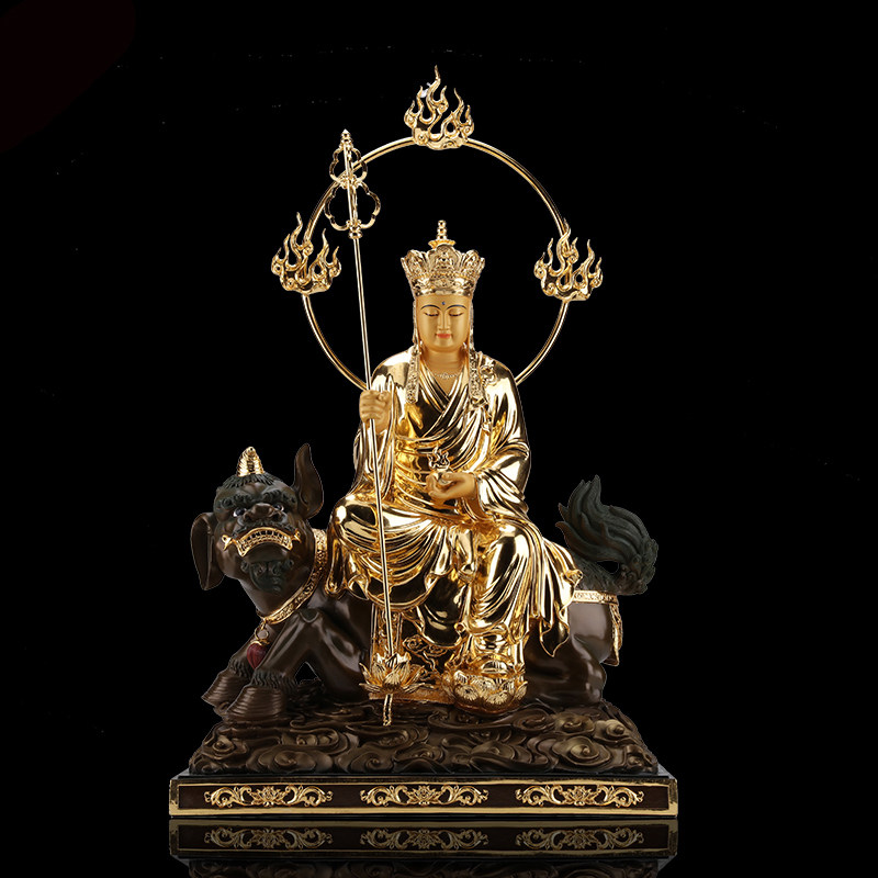 地藏王菩萨佛像风水谛听工艺品