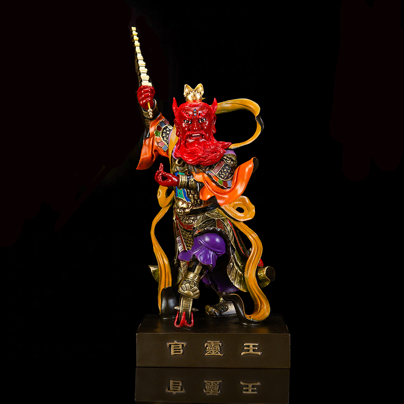 王灵官神像铜像家用都天大灵官火神王天君神像护法摆件