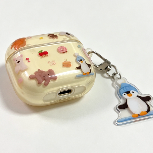 适用airpods4/5保护套airpodspro2苹果耳机壳2/3代可爱小众防摔壳新款2026AirPodsPro3保护壳5代蓝牙耳机套