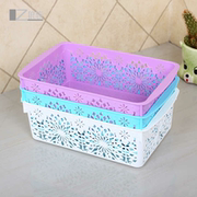 hộp vải đựng quần áo Mô hình vụ nổ Các giỏ lưu trữ nhựa tối giản kiểu dáng đẹp Giải trí lưu trữ rỗng giỏ lưu trữ nhu yếu phẩm hàng ngày - Trang chủ hộp nhựa 4 ngăn