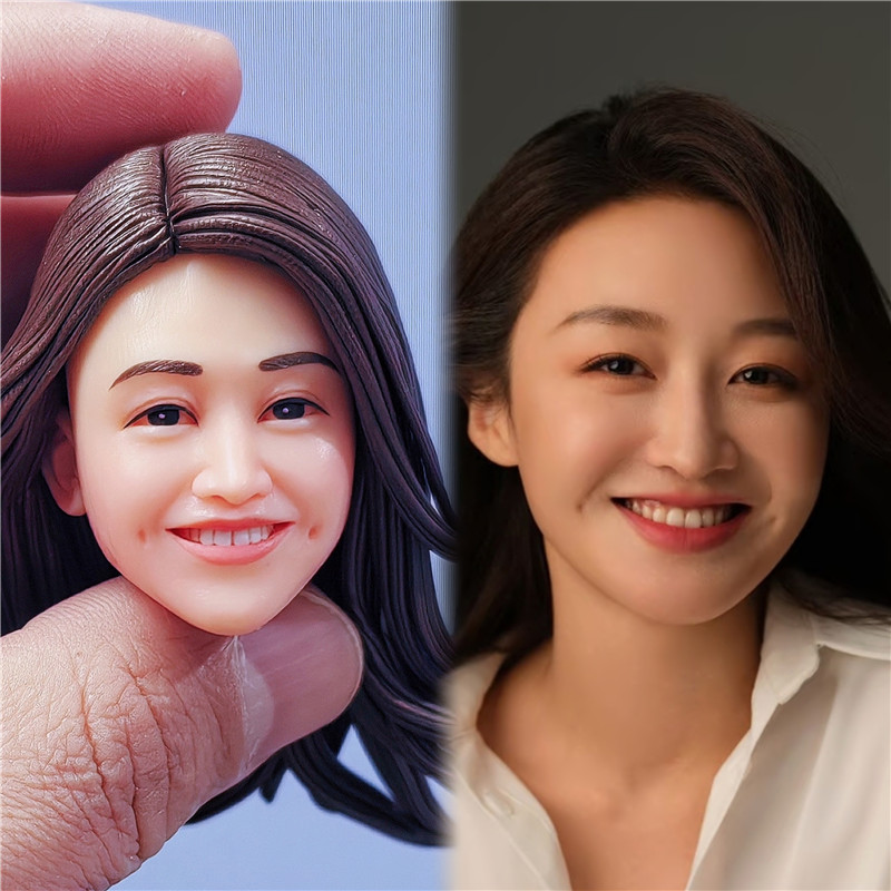 软陶真人照片定制公仔3D手办