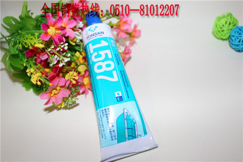 可赛新1587密封胶 天山TS1587硅橡胶平面密封剂 耐油超蓝100g
