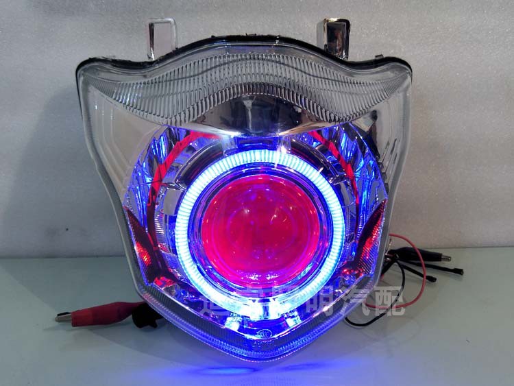 改装双光透镜LED铃木天使恶魔眼