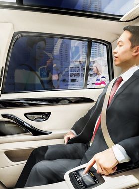 汽车侧窗电控雾化膜通电变色保护隐私专用PDLC如水 白灰黑色