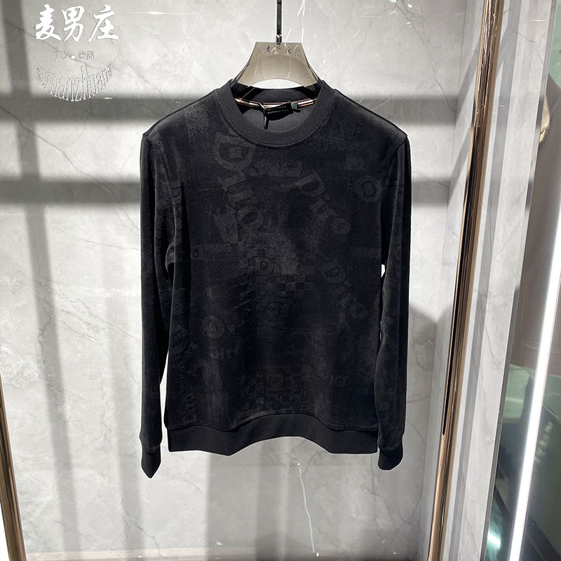 高端欧货男士秋冬圆领长袖卫衣