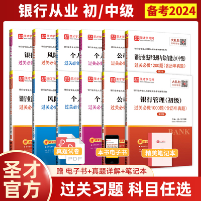 2024年银行从业资格考试官方教材