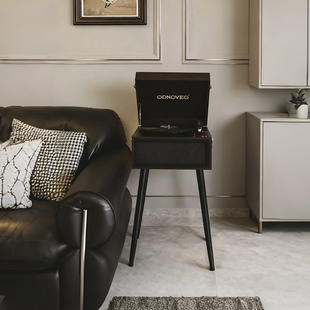 饰唱片机送礼 风装 欧蒂诺LP复古留声机一体式 黑胶机蓝牙音响法式